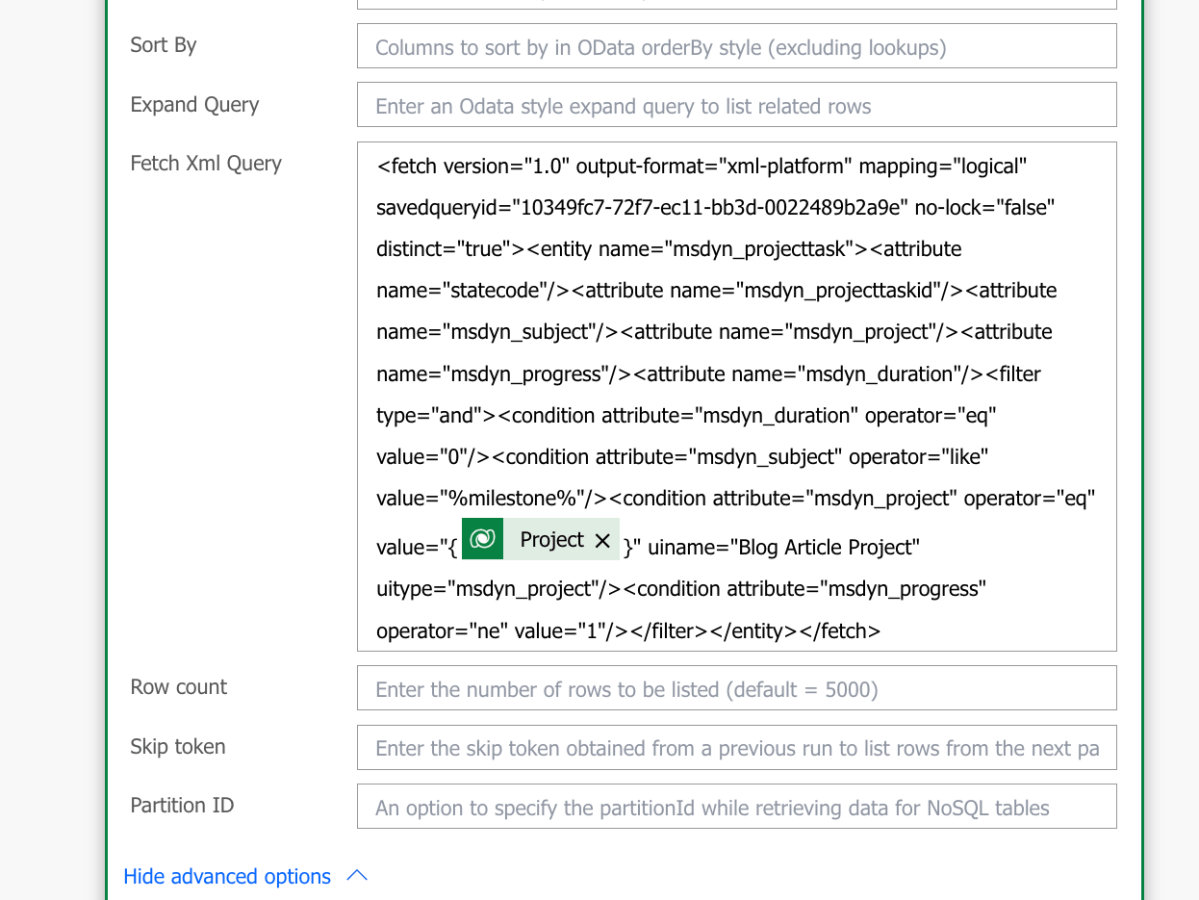 Використання FetchXML у Power Automate для Розширеного Пошуку&nbsp;Даних